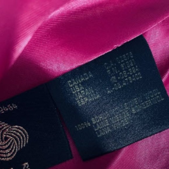 Escada Fuchsia Dark Pink  Wool Coat Size 4 - Picture 8 of 9